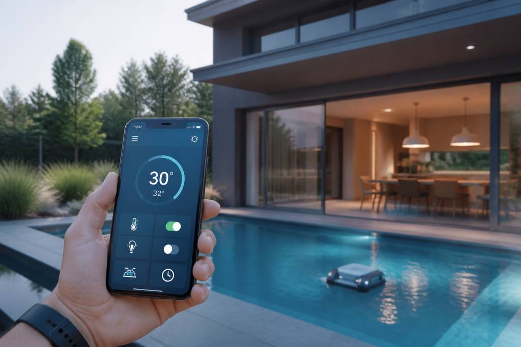 Piscine connectée : 15 innovations domotiques pour simplifier l’entretien et réduire les coûts en 2026 Piscine connectée : 15 innovations domotiques pour simplifier l’entretien et réduire les coûts en 2026